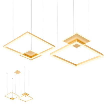 Redo 01-2615 - Suspension LED dimmable sur câble SIGUA LED/137W/230V IRC 90 dorée