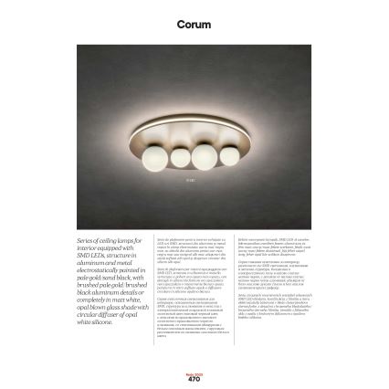 Redo 01-2657 - LED Deckenleuchte CORUM LED/48W/230V 3000K CRI 90 weiß