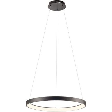 Redo 01-2674- Lampadario a sospensione con filo LED dimmerabile ICONIC LED/50W/230V diametro 58 cm nero