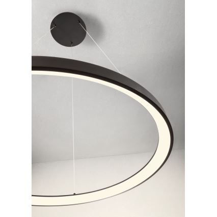 Redo 01-2677 - Suspension filaire à intensité variable ICONIC LED/60W/230V d. 78 cm noir