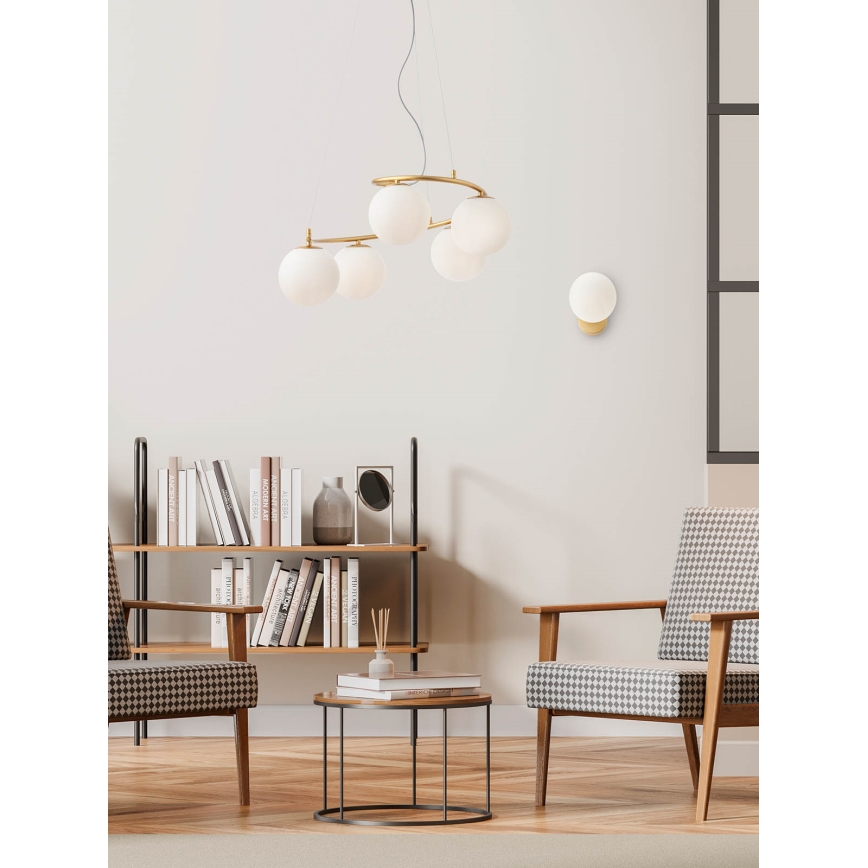 Redo 01-2713 - Applique murale VOLLEY 1xE14/28W/230V doré