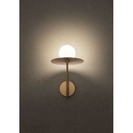 Redo 01-2725 - Applique murale PLATO 1xG9/10W/230V doré