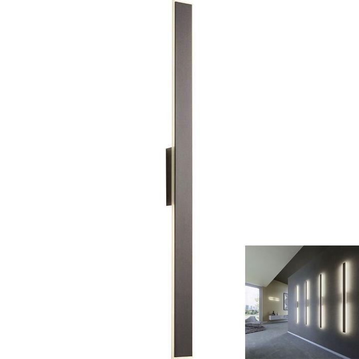 Redo 01-2769 - LED-Wandleuchte WAPI LED/23W/230V 90,5 cm schwarz