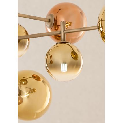 Redo 01-2780 - Suspension filaire ROY 6xG9/10W/230V