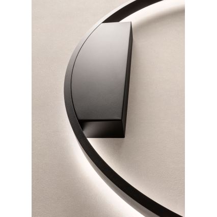 Redo 01-2819 - Applique murale LED dimmable FEBE LED/24W/230V noire