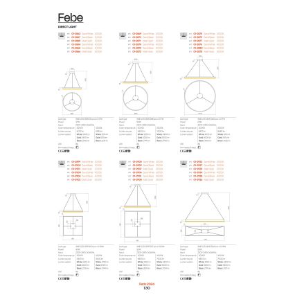 Redo 01-2819 - Applique murale LED dimmable FEBE LED/24W/230V noire