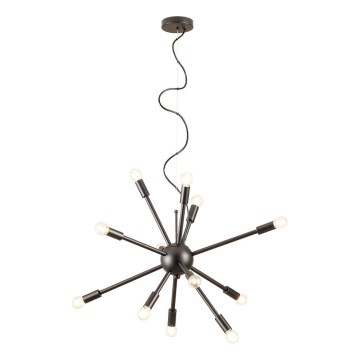 Redo 01-2934 - Hängeleuchte mit Kabelaufhängung STELLAR 12xE14/25W/230V schwarz