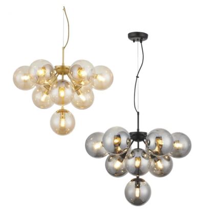 Redo 01-2940 - Suspension filaire AGAPE 10xE14/28W/230V doré