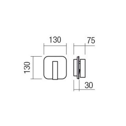 Redo 01-2977 - LED-Wandleuchte QUDA LED/6W/230V + LED/3W 3000K CRI 90 USB goldfarben
