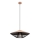 Redo 01-3009 - Lampada a sospensione su cavo GRILL 1xE27/42W/230V Ø 49,5 cm nero/marrone