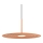 Redo 01-3045 - Lampadario LED su cavo LAKE LED/13W/230V CRI 90 Ø 50 cm arancione