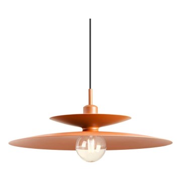 Redo 01-3049 - Lampadario a sospensione con cavo GUNNAR 1x E27/42W/230V diam. 50 cm arancione