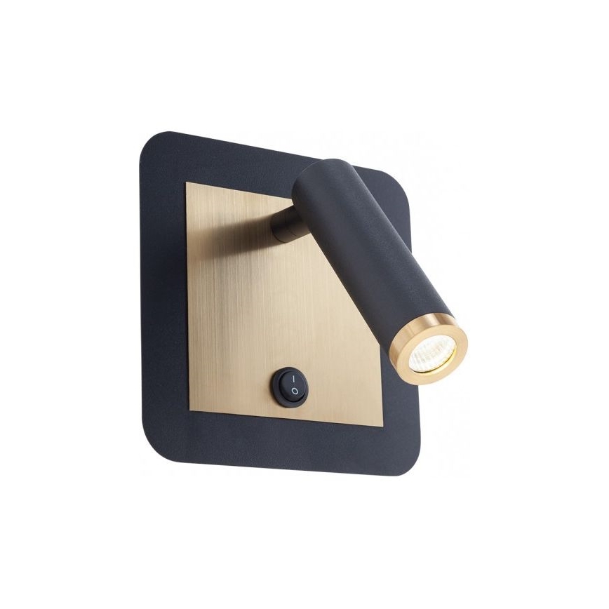 Redo 01-3092 - Spot mural LED CLOSER LED/6W/230V noir