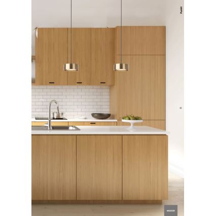 Redo 01-3101 - LED-Hängeleuchte PUNKT LED/6W/230V d 15 cm schwarz