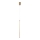 Redo 01-3115 - Lampadario LED a sospensione con filo TABOO LED/9W/230V ottone
