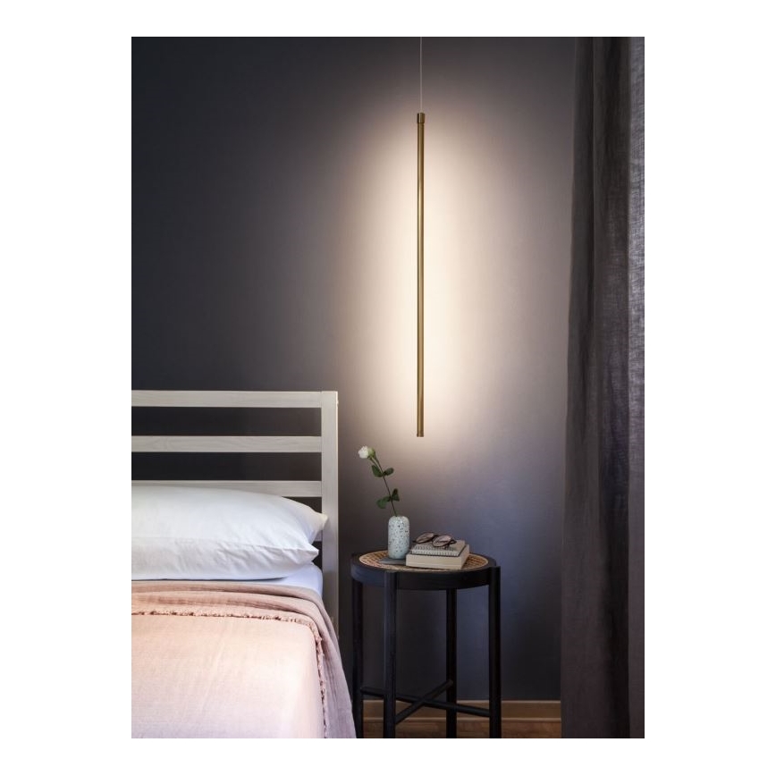 Redo 01-3115 - Suspension filaire LED TABOO LED/9W/230V laiton