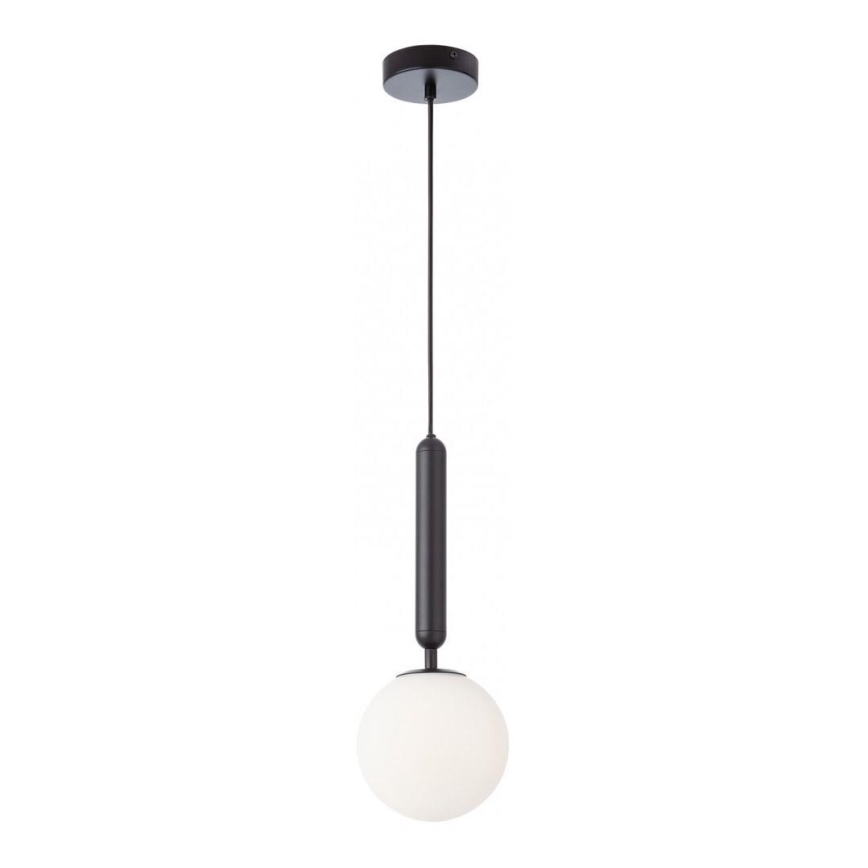Redo 01-3131 - Lampadario a sospensione con filo HAIKU 1xE14/28W/230V diametro 15 cm nero