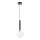 Redo 01-3131 - Lampadario a sospensione con filo HAIKU 1xE14/28W/230V diametro 15 cm nero