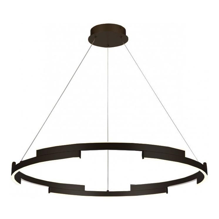 Redo 01-3176 - Lampadario a sospensione con filo LED dimmerabile CASTLE LED/45W/230V nero