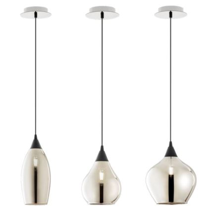Redo 01-3191 - Lampadario a sospensione con filo TANNER 1xE14/28W/230V diametro 20 cm