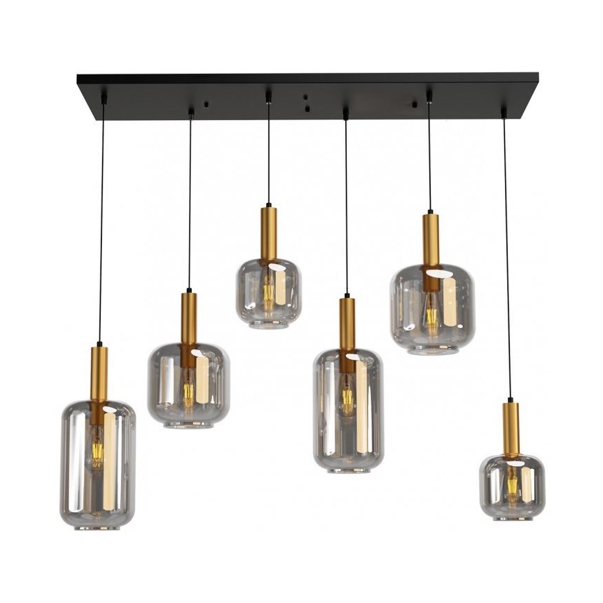 Redo 01-3215 - Suspension filaire BRINA 6xE27/23W/230V