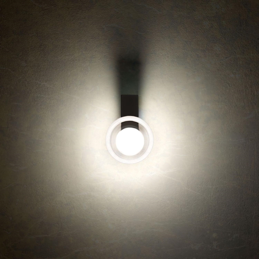 Redo 01-3240 - LED Wandleuchte SINCLAIR LED/6,5W/230V CRI 93 IP21 Schwarz