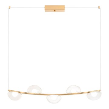 Redo 01-3243 - Lampadario a sospensione con filo LED dimmerabile SINCLAIR LED/35W/230V CRI 93 IP21 oro