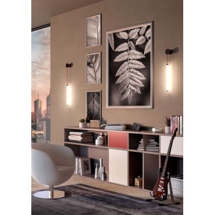 Redo 01-3304 - Applique murale LED dimmable SWING LED/16W/230V 3000/4000K IRC 90 noire