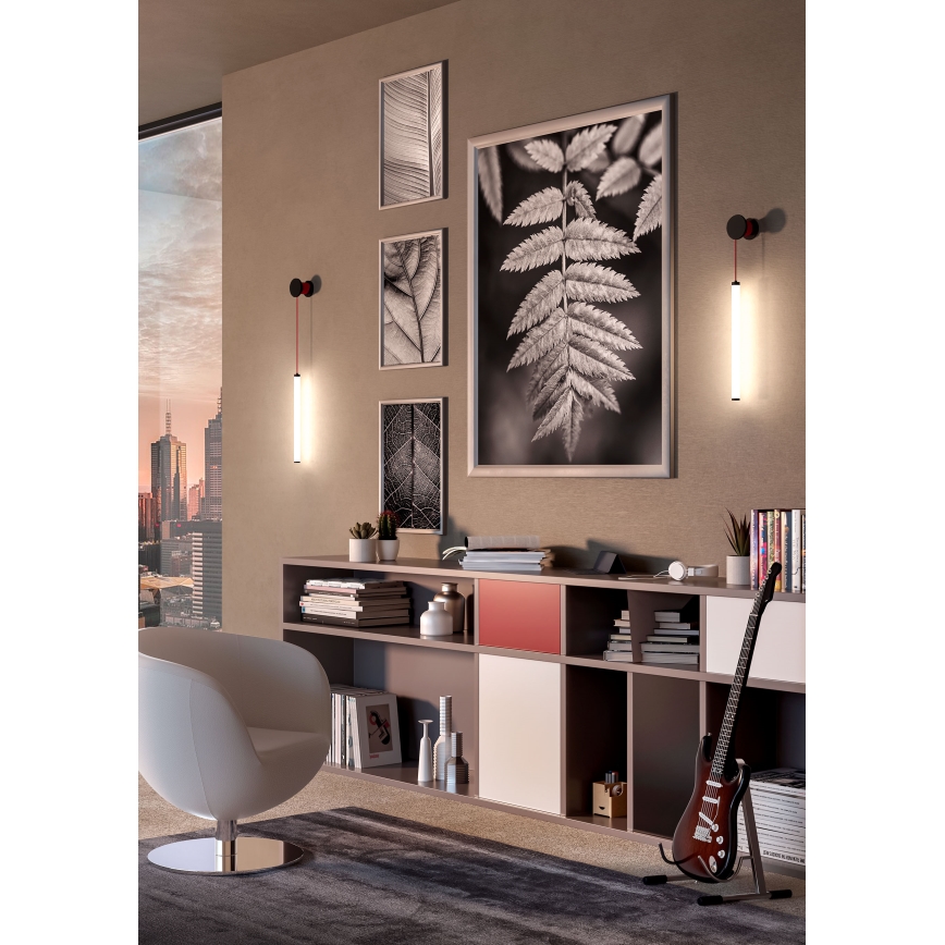 Redo 01-3304 - Applique murale LED dimmable SWING LED/16W/230V 3000/4000K IRC 90 noire