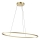 Redo 01-3338 - Dimmbarer LED-Pendelleuchter an Stahlseil LEO LED/48W/230V 3000/4000K CRI 90 40x95 cm bronzefarben