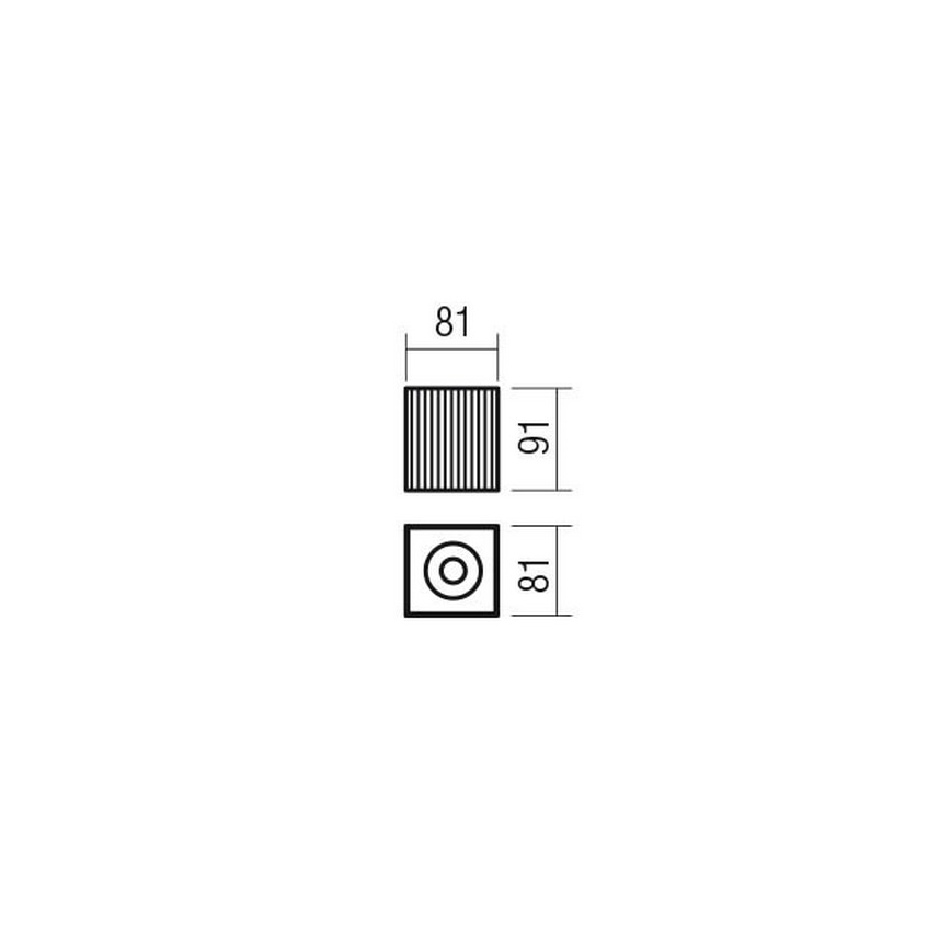 Redo 01-3409 - Faretto DELPHI 1xGU10/7W/230V nero