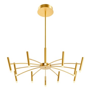 Redo 01-3448 - Lustre LED dimmable sur tige RAYEN LED/60W/230V CRI 90 doré