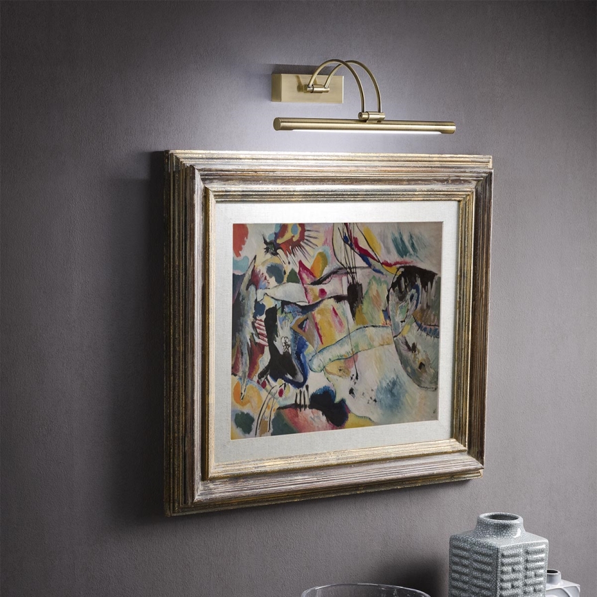Redo 01-3472 - Lampada LED da quadro IKON LED/7,3W/230V 29,5 cm CRI 92 ottone