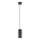 Redo 01-3474 - Lampadario a sospensione con filo BOOM 1xGU10/10W/230V diametro 7,6 cm nero
