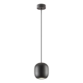 Redo 01-3477 - Lampadario a sospensione con filo BOOM 1xGU10/10W/230V diametro 12 cm nero