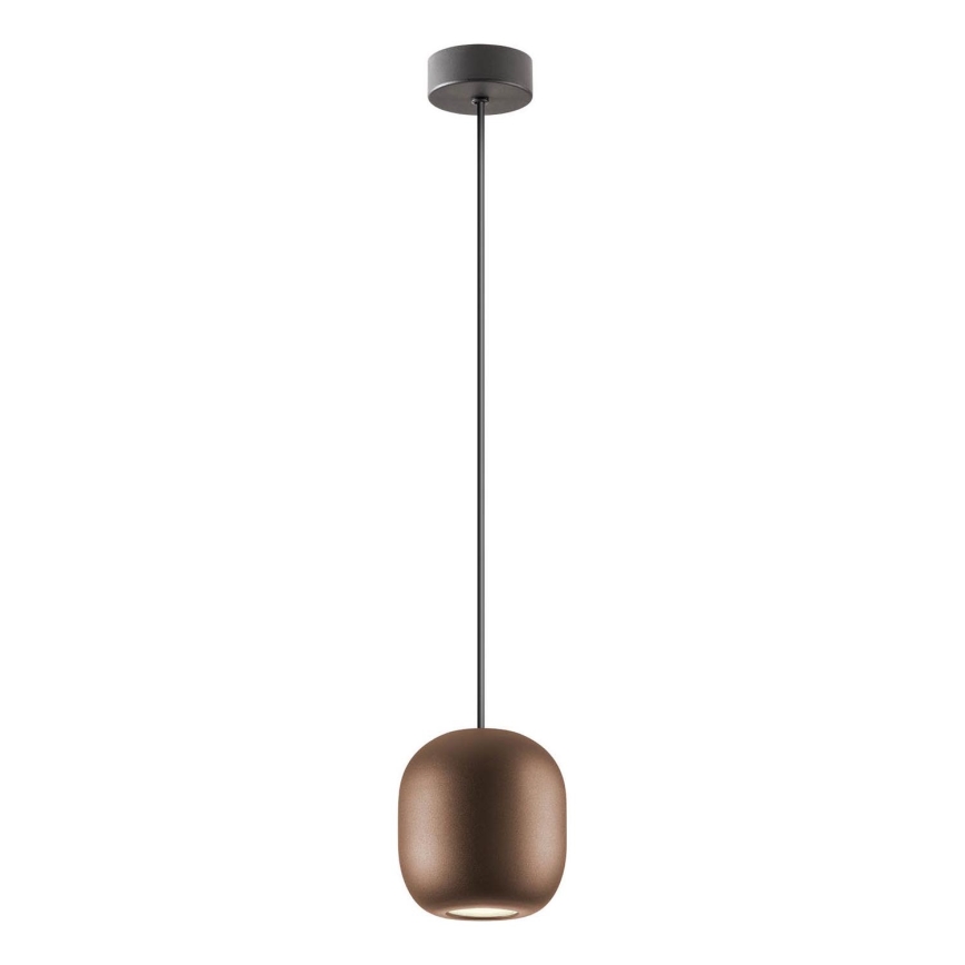 Redo 01-3479 - Hängeleuchte BOOM 1xGU10/10W/230V d 12 cm braun