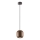 Redo 01-3479 - Lampadario a sospensione con filo BOOM 1xGU10/10W/230V diametro 12 cm marrone