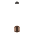 Redo 01-3479 - Suspension filaire BOOM 1xGU10/10W/230V d. 12 cm marron