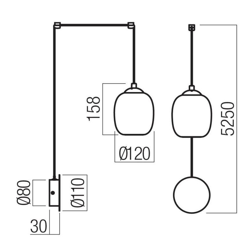 Redo 01-3484 - LED Wandleuchte KHADI LED/6W/230V CRI 90 Ø 12 cm schwarz/rauchfarben