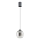 Redo 01-3486 - LED-Pendelleuchte an Kabel KHADI LED/6W/230V CRI 90 Ø 12 cm Schwarz/Rauchglas