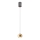Redo 01-3547 - Lampadario LED a sospensione con filo AVES LED/12W/230V diametro 9,6 cm CRI 90 oro