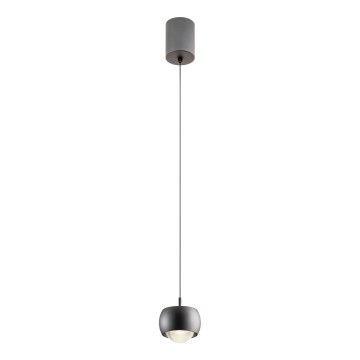 Redo 01-3550 - Lampadario LED a sospensione con filo AVES LED/12W/230V diametro 9,6 cm CRI 90 nero