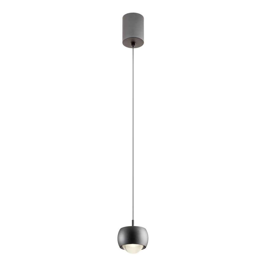 Redo 01-3550 - Lampadario LED a sospensione con filo AVES LED/12W/230V diametro 9,6 cm CRI 90 nero