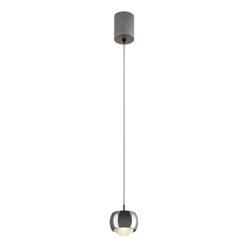 Redo 01-3551 - Lampadario LED a sospensione con filo AVES LED/12W/230V diametro 9,6 cm CRI 90 antracite