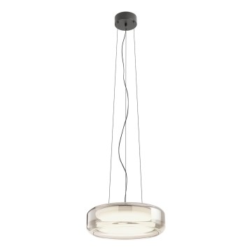 Redo 01-3592 - Lampadario LED a sospensione con filo SOLERA LED/36W/230V diametro 45 cm CRI 93 3000/4000K grigio