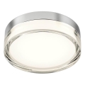 Redo 01-3725 - Plafoniera LED da bagno FRISBI LED/8W/230V diametro 15 cm CRI 90 IP44 cromo lucido