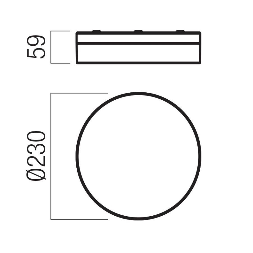 Redo 01-3727 - LED-Deckenleuchte für Badezimmer FRISBI LED/12W/230V d 23 cm CRI 90 3000/4000K IP44 glänzendes Chrom