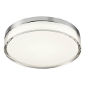 Redo 01-3728 - LED-Deckenleuchte für Badezimmer FRISBI LED/18W/230V d 28 cm CRI 90 3000/4000K IP44 glänzendes Chrom