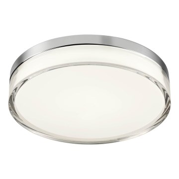 Redo 01-3728 - LED-Deckenleuchte für Badezimmer FRISBI LED/18W/230V d 28 cm CRI 90 3000/4000K IP44 glänzendes Chrom