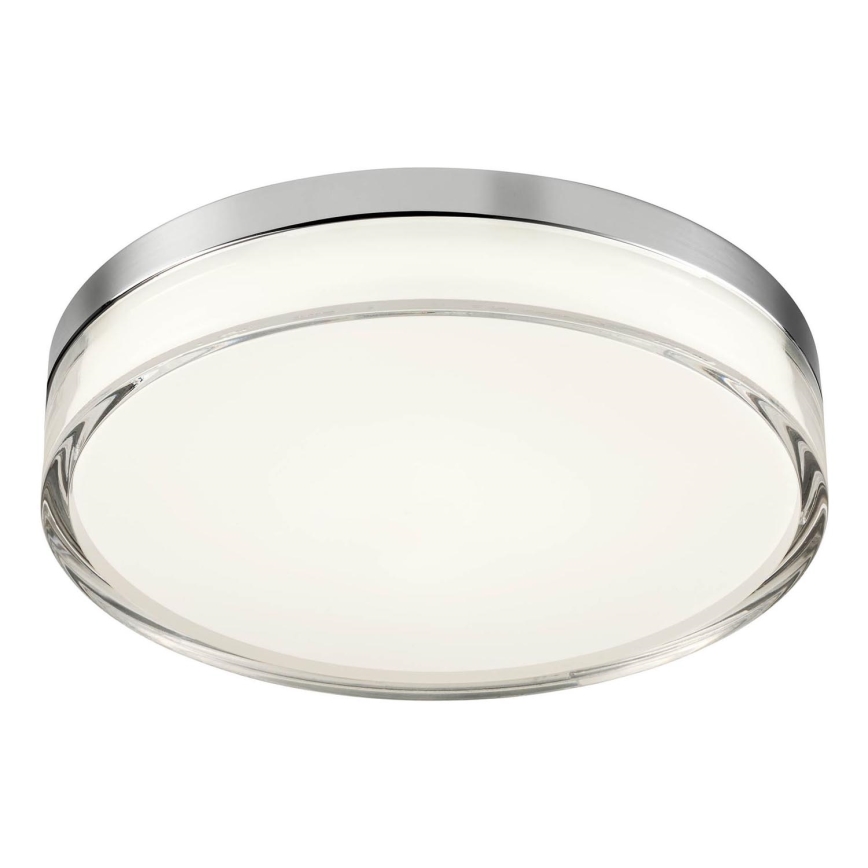 Redo 01-3728 - LED-Deckenleuchte für Badezimmer FRISBI LED/18W/230V d 28 cm CRI 90 3000/4000K IP44 glänzendes Chrom